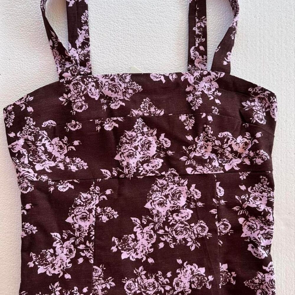 Unbranded Women's Brown and Purple Vest